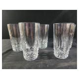 Set Of 5 Vintage Cristal d