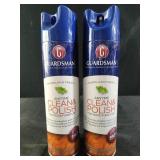 2 Guardsman clean and polish wood polish
