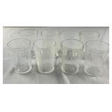 Lot of 8 Mid Century Drinking Glasses