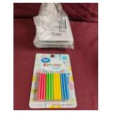 Birthday candles. 6-24 ct packs