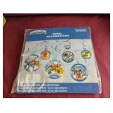 Skylanders swirl decorations. 6-12 pc packs