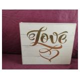 LOVE wood decor 12 x 10