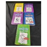 5 Diary of a Wimpy Kid books