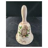 vintage collectible bell owl design"Florida"