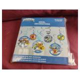 Skylanders swirl decorations. 6-12 pc packs