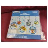 Skylanders swirl decorations. 6-12 pc packs