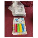 Birthday candles. 6-24 ct packs