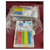 Birthday candles. 6-24 ct packs