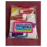 Express waves hair clips. 4-3 ct clips