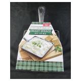 Cast iron skillet creamy spinach hot dip mix