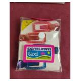 Express waves hair clips. 4-3 ct clips
