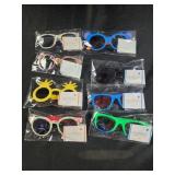 8 pair kids sunglasses