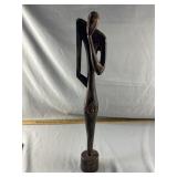 Sese Wood Sculpture "Thinking Shadow" Ltd Ed V