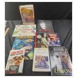 Assorted books, the gathering storm wheel of time