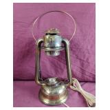 Gem Blast copper oil lamp converted to electric