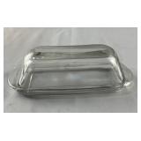 Clear Glass Butter Dish