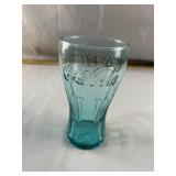 Blue Vintage Coca Cola Glass