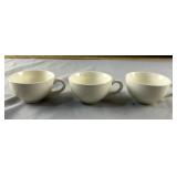 Lot of 3 Tea Cups - Unkown Brand