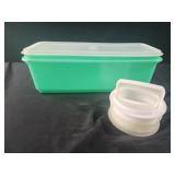 vintage Tupperware 782-5 Jadeite Green Celery