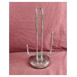 Metal paper towel holder