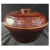 Vintage Marcrest Daisy Dot Stoneware Casserole