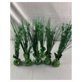 Lot of Green Table Cloth Weights for Party