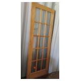 Wood door 30 x 1 1/4 x 78