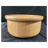 11" Blonde Wood Salad & Fruit Bowl,