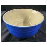Vintage Blue Stoneware Pottery bowl 7x4 Made In