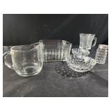 Vtg glassware, Anchor Hocking clear glass bowl