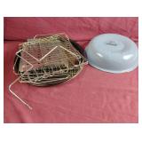 Enamel lid, racks and baking pans
