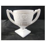 vintage Indiana Glass Daisy Pattern Milk Glass
