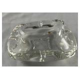 Vintage Clear Glass Ashtray