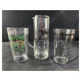 Federal Glass bar cocktail mixing glass, macodos