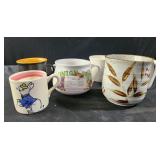 Assorted mugs and soup mug,