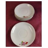 Vintage Desco made in Occupied Japan saucers. Set