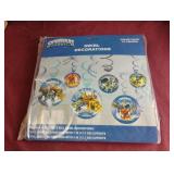 Skylanders swirl decorations. 6-12 pc packs