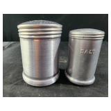 Vintage aluminum shakers