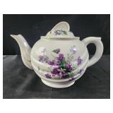 Violets china teapot