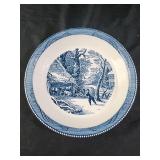 Royal China Currier & Ives "Snowy Morning" pie