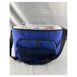 Blue Coleman Lunch Box Full of Ziploc Bags