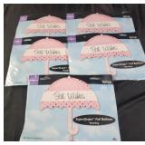 5 Best Wishes foil umbrella balloons