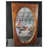 15x25 wood mirror
