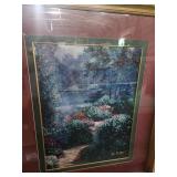 32x38 framed print titled "Path to the Lake" by