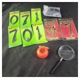 Vintage Duncan yo-yo, numbers, magni6glass,