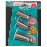 Russian flower decorating tips. 9-3 ct packs