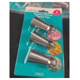 Russian flower decorating tips. 9-3 ct packs