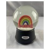 Love is Love Rainbow Snowglobe