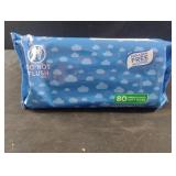 Lightly scented wipes. 2-80 ct packs
