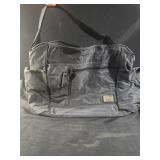 Black baby diaper bag
